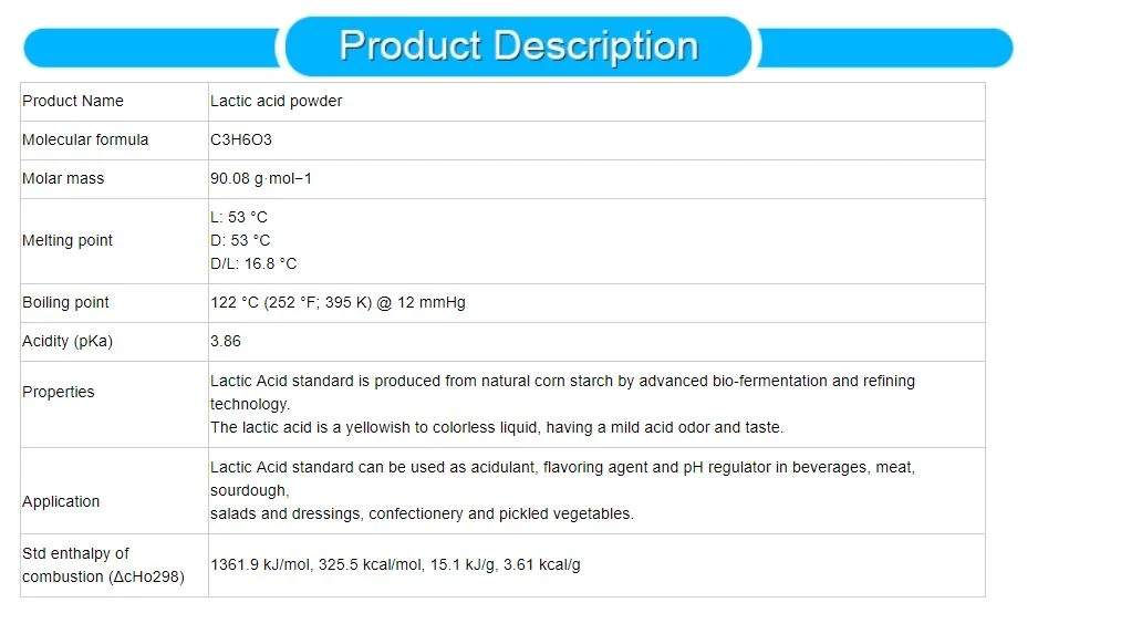 Food Additive Acidity Regulators Regulation of Intestinal Flora Lactic Acid