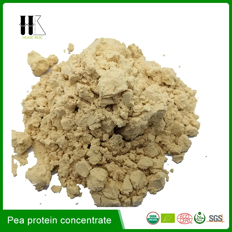 Non-GMO Pea Halal Certificate Tvp Factory Direct to Export Edible 72%/80%85%Organic/Concentrate/Isolate/Textured Pea Protein Powder for Vegetarian Meat