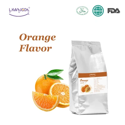 Agent aromatisant orange comestible de poudre de saveur d'orange douce pour la sucrerie effervescente de comprimé de boisson solide