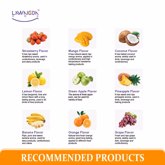 Lawangda Strawberry Flavored Liquid Concentrate for Drink and Beverage China Food Flavouring Agent Manufacturer