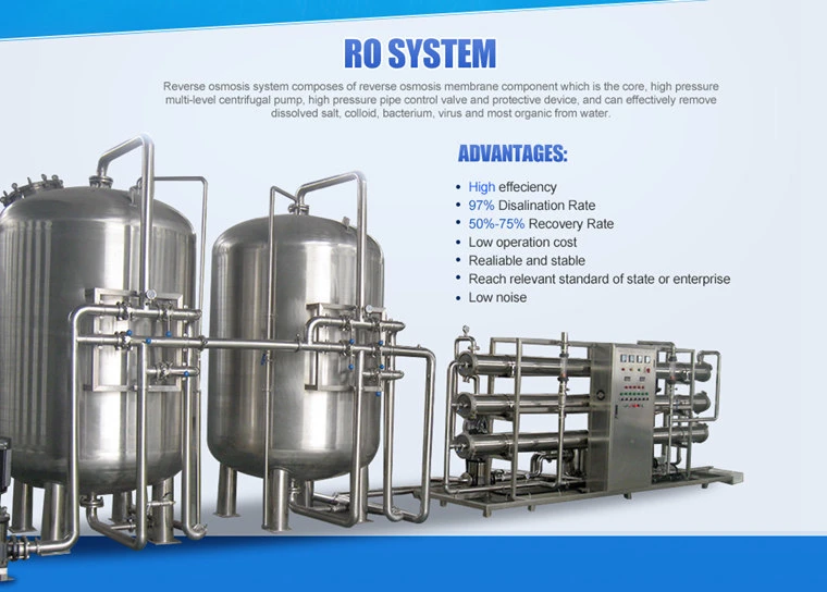 Reverse Osmosis Water Treatment Filter Plant System Machine