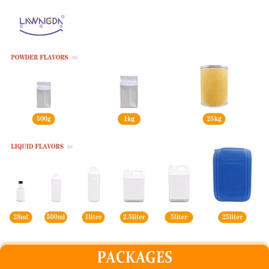 Concentré liquide aromatisé à la fraise Lawangda pour boissons et boissons Fabricant chinois d'agents aromatisants alimentaires