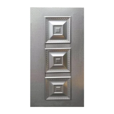 Panneau en relief de peau de porte en acier estampé laminé à froid pour les maisons antivol décoratif pour le modèle en métal de porte d'autres portes